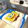Spongebob Clouds Carpet For Playroom Bedroom Living Room Sofa Home Decorkids Game Area Rug Nonslip Floor Mat
