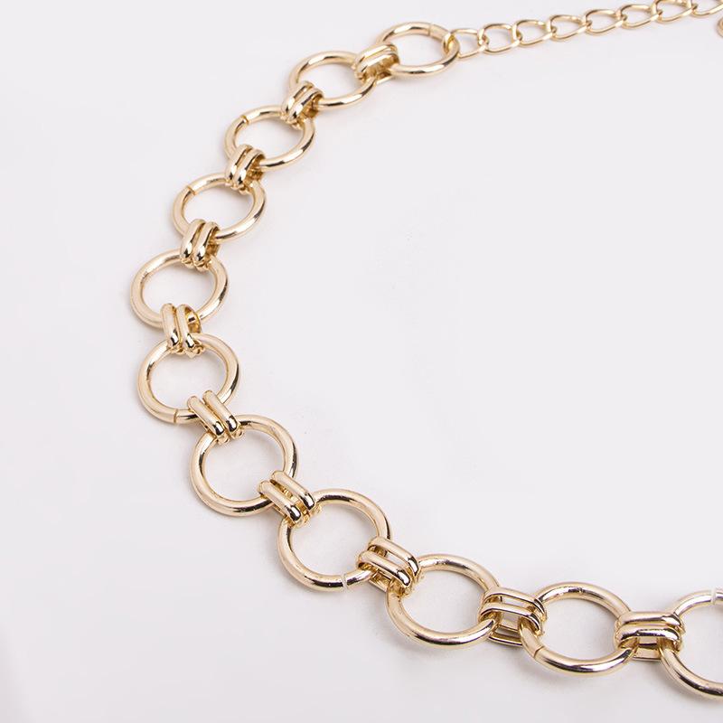 High-end Women's Waist Chain Rings Simple and Versatile Women's Metal Waist Chain Fashionable and Atmospheric New Waist Chain