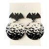 Trendy Earrings Halloween Bat Acrylic Ear Studs Visual Effects Ear Adorments