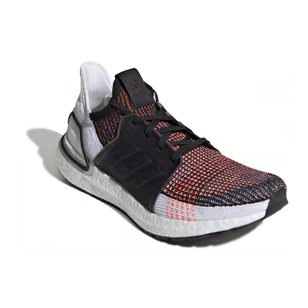 New Adidas Ultra Boost 2019 Black White Solar Orange G27519