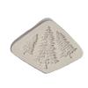 Pink Grey Christmas Tree Silicone Cake Mold Easy Demoulding 3 Grids Chocolate Mold Soft Clear Printing Cake Decorating Tools
