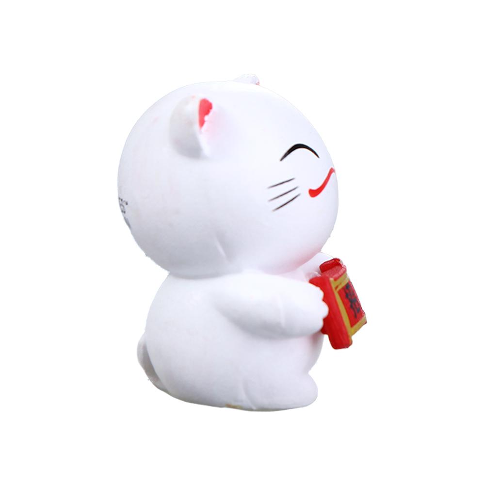 Lucky Cats Car Ornament Micro Landscape Fairy Garden Decor Dollhouse Ornament Figurine Miniatures