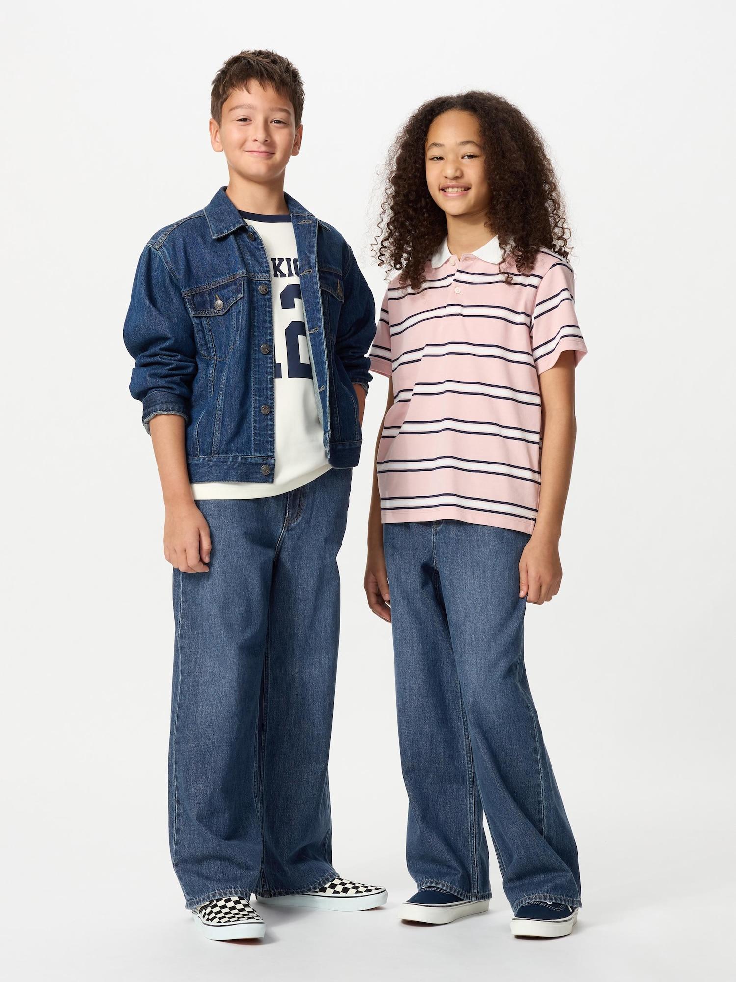 

Uniqlo Japan Широкие прямые джинсы 67 BLUE/160