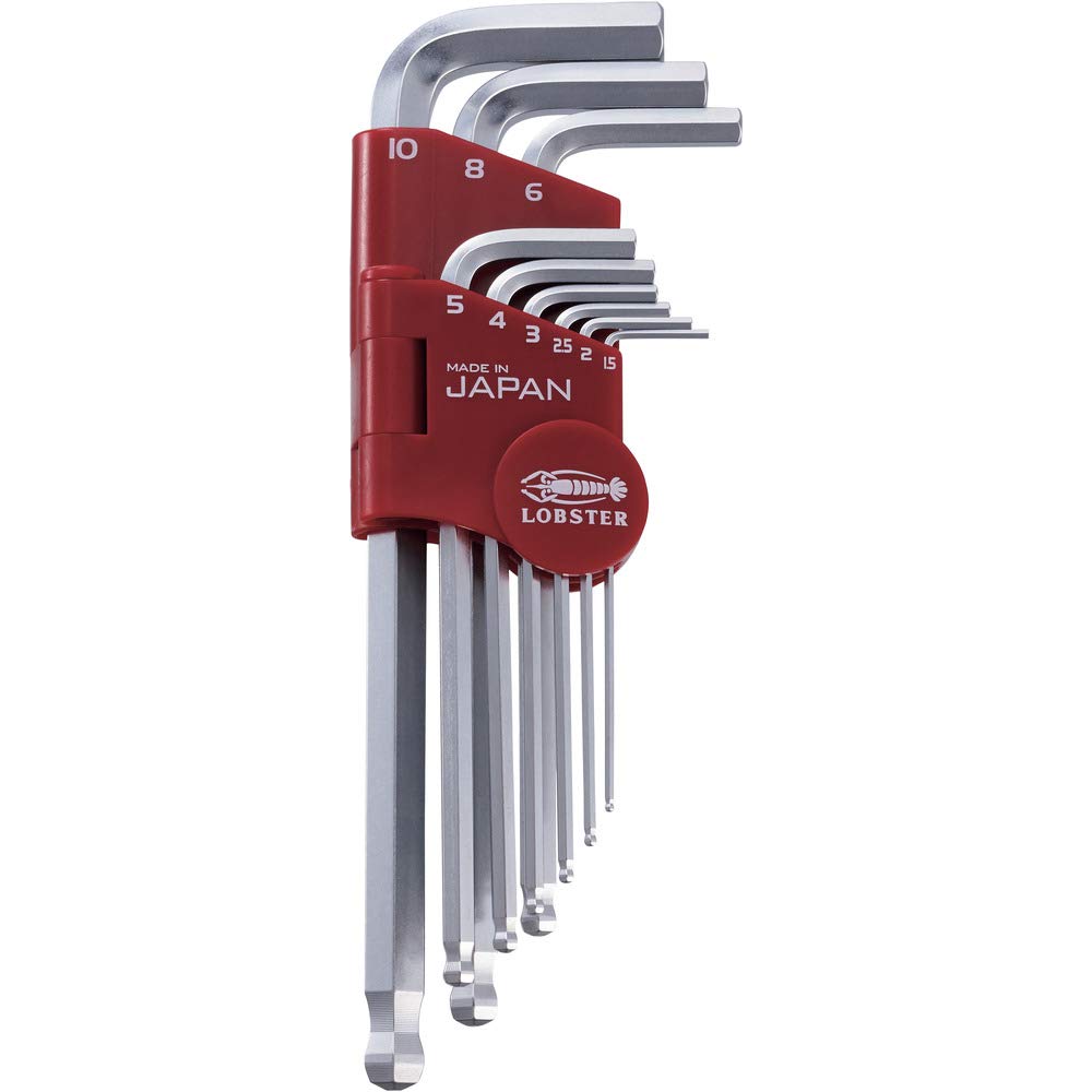 LOBTEX Ball Point Hexagonal Wrench Set BWM9S