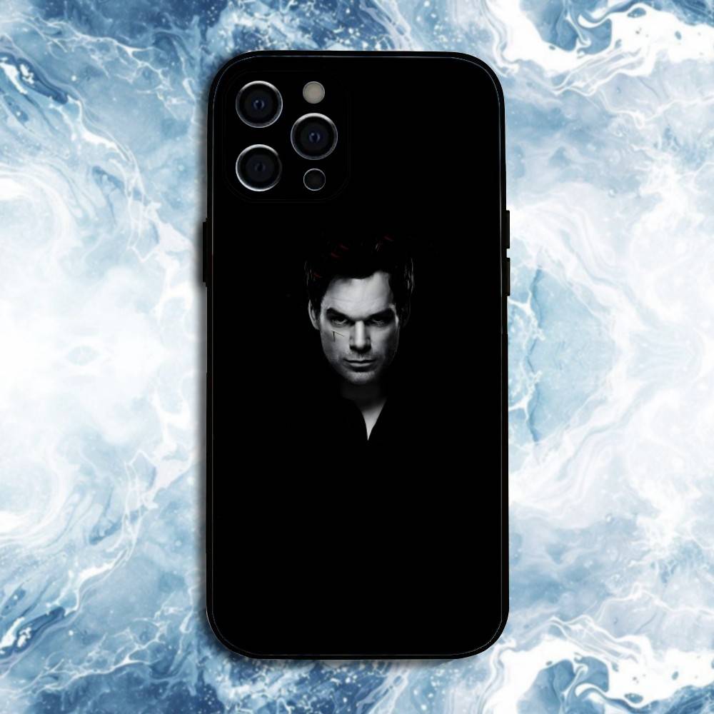 

Dexter Morgan Phone Case For iPhone17,16,15,14,13,12,11 Plus,Pro Max, Soft Silicone Black Cover iPhone16se4
