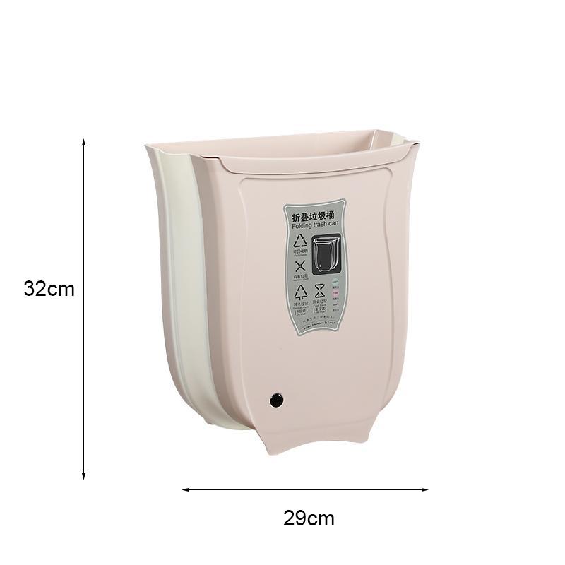 Складные мусорные баки настенные складные мусорные баки для кухонного шкафа подвесное ведро для хранения мусорное ведро для ванной комнаты и кухни 1409₽