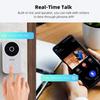 Smart Wireless WiFi Video Doorbell Real Time Visual Intercom Doorbell Wide-Angle Lens Two Way Audio Night Vision Standby Doorbell With Camera