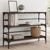 Vidaxl Console Table, Brown Oak, 100X32X75 Cm
