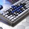 Polaris Theme Keycap Set 115Key ABS Custom Metallic Texture Keyboard Cap Cherry Profile KeyCap for Mechanical Keyboard Accessory