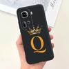 Für Oppo Reno 11 5G Hülle Reno11 F Niedliche Kronen Buchstaben Abdeckung Weiche Silikon Handyhülle Für Oppo Reno11 Pro Reno 11F Rückseite Taschen