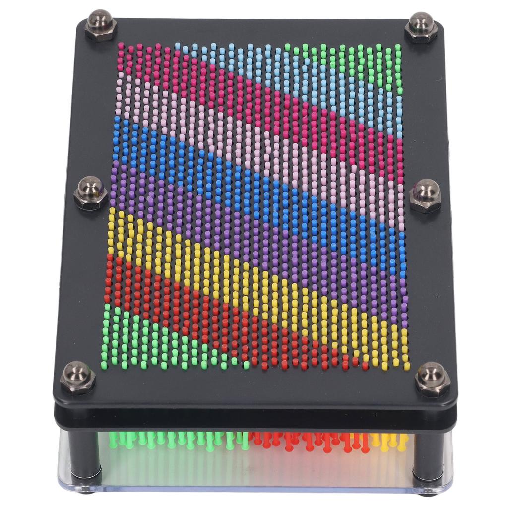 3D Pin Art Board 3D Pin Art Sensory Toy Classic Desktop Novelty Sculpture Impression Needle Art Toy