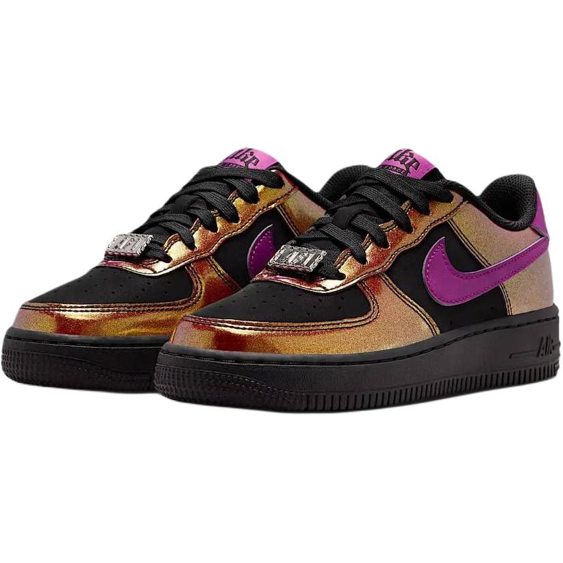 Nike Air Force 1 Lv8 GS Schwarz Bold Berry Kinder Sneaker IQ2736-001