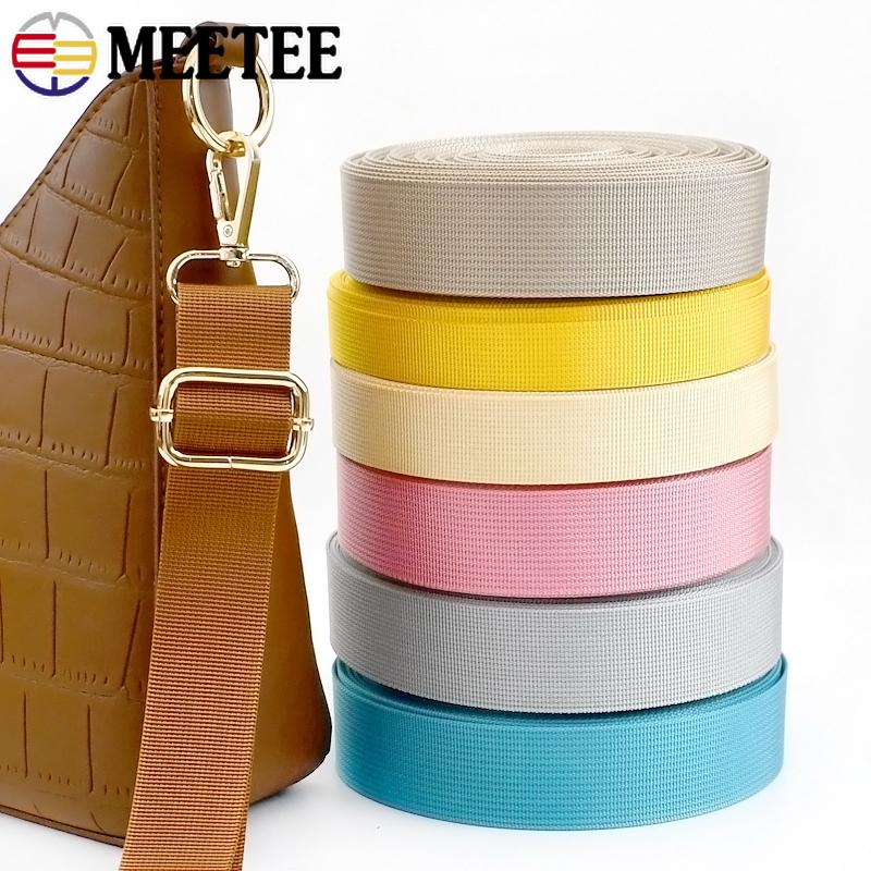 3M 20-38mm Nylon Webbing Tapes Braid Ribbon Band Knapsack Safety Belt Handbag Strap Trimming DIY Bias Binding Sewing Accessories
