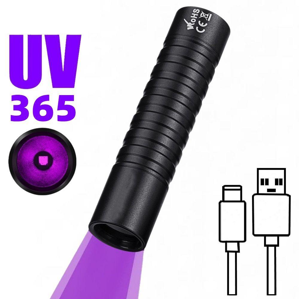 Creative Mini UV Flashlight Portable Mini Ultra Violet Light Torch  Pet Accessories