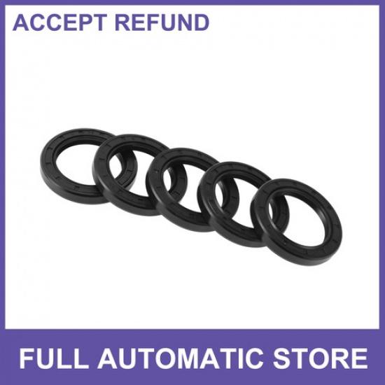 Rotary Shaft Seal Oil Seal Nitrile 70 Durometer Rubber 35x50x7mm 5 Pcs