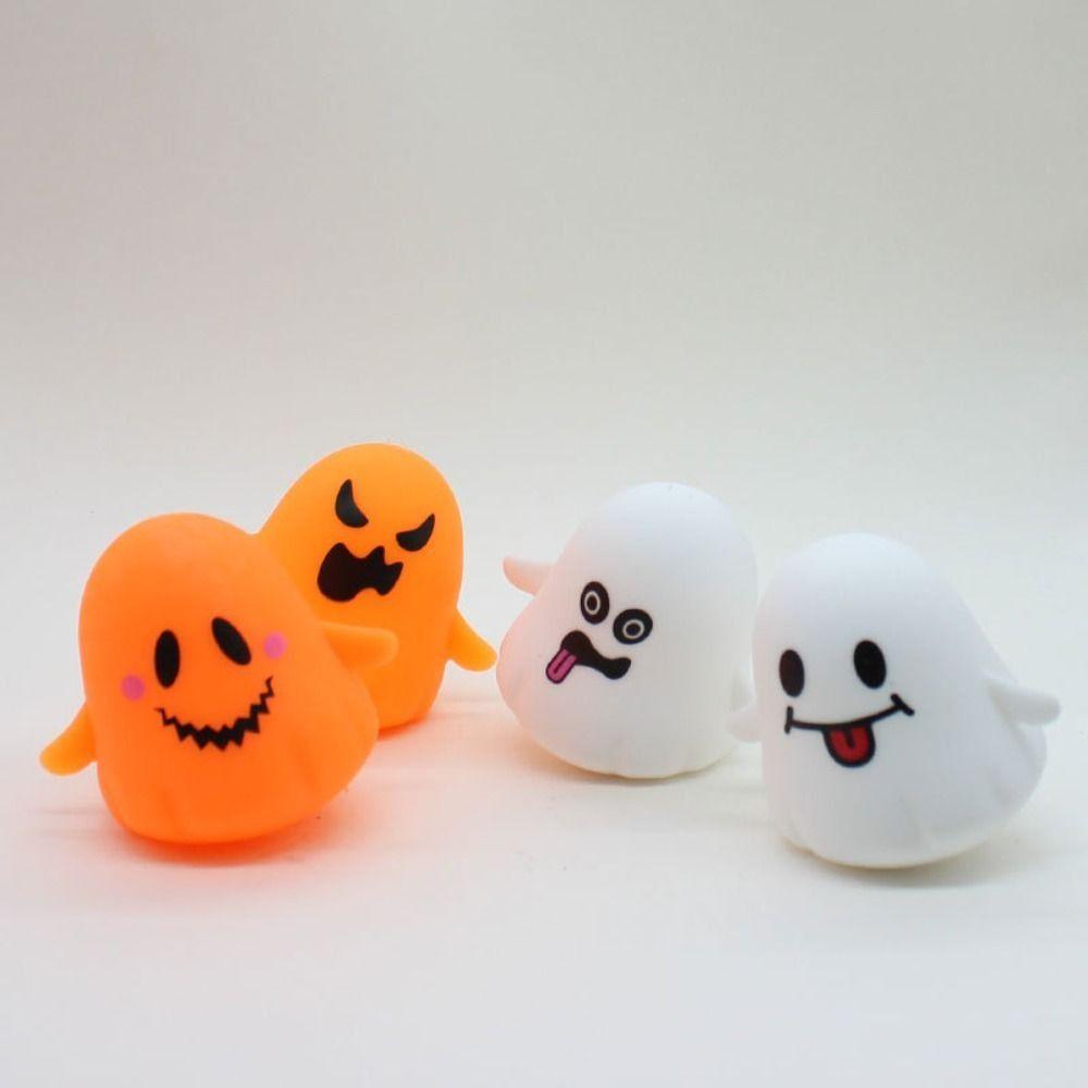 Glowing Halloween Pumpkin Fidget Toy Pumpkin Slow Rising Squeeze Ghost  Halloween Gift