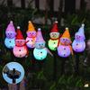 Yw2232 Solar Christmas Decorative Light Solar Christmas Holiday Ground Insert Lamp Garden Decorative Light Characters)