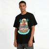 Flamingo Beach Print Casual Vacation Short Sleeve Top Pure Cotton T-shirt