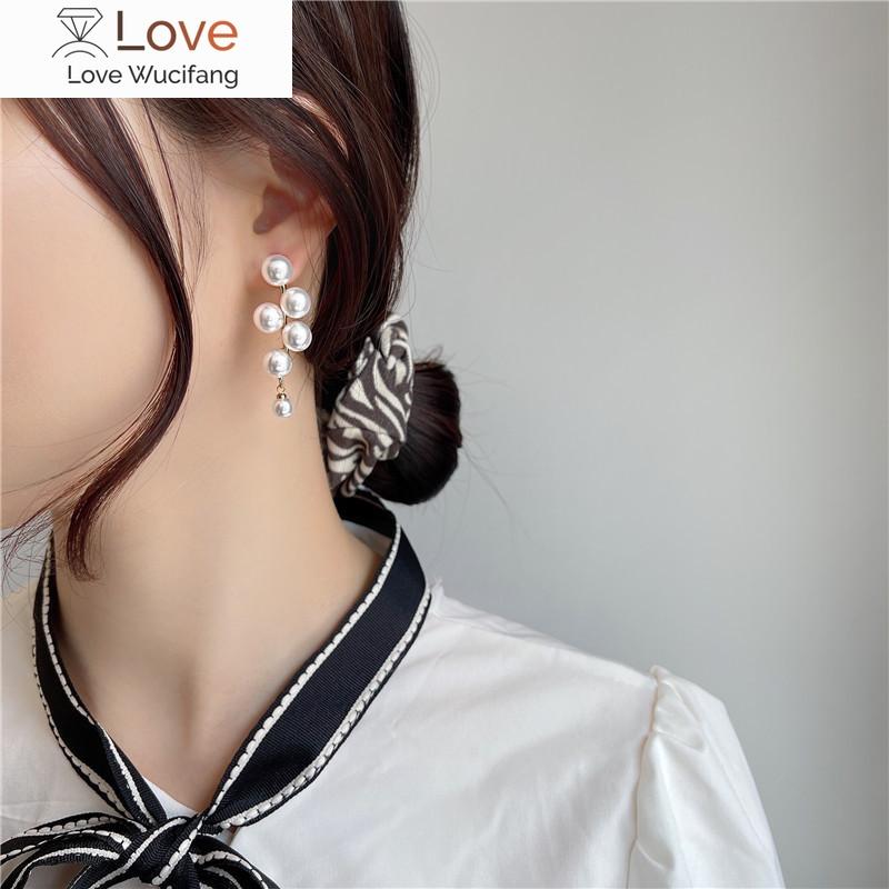 

Корейский стиль нежные простые серьги-клипсы с жемчугом для женщин женские длинные круглые серьги с жемчугом без пирсинга для свадьбы