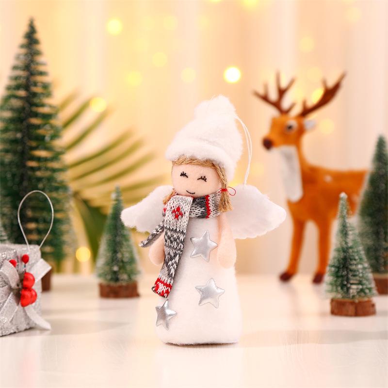 Creative Winged Angel Christmas Tree Ornaments - Child-Friendly Hanging Decorations
