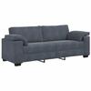 VidaXL 3-seater Sofa Dark Grey 178 Cm Velvet, Sofa, Three-seater Sofa, 3-seater Sofa In Velvet, Divan, Sofa 4105278