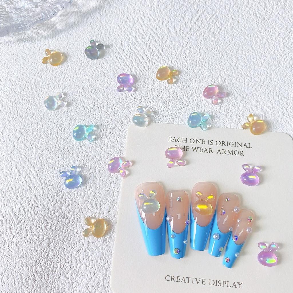 Hot Selling New Aurora Mixed Color Mini Nail Art Decorations for Girls DIY Nail Accessories Materials