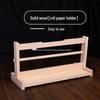Solid Wood Calligraphy Scroll Rack - Long Roll Xuan Paper Storage Shelf