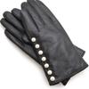 XPIER 7pearls schwarzer Lederhandschuh