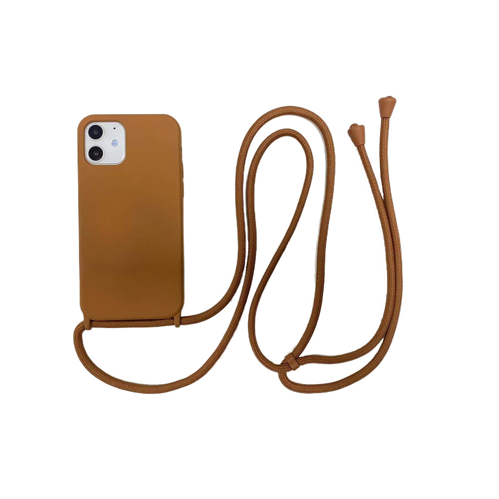 

Adjustable Strap Cord Necklace Lanyard Mobile Phone Case For iPhone 16 15 14 13 12 11 Pro Max XS Rope Phone Case For iPhone 13&Case & Strap