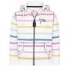 Lazy Jacks Girls Pastel Stripes Full Zip Hoodie