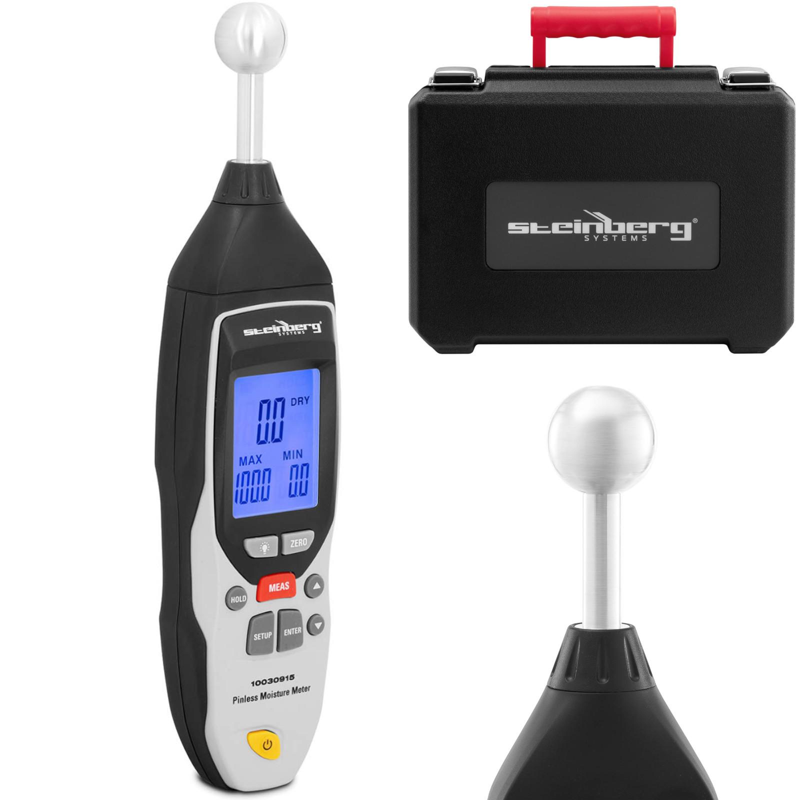 Moisture meter, non-invasive moisture meter for wood and bricks, LCD 0100 with a case
