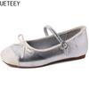 Neue Frühling Schleife Damen Ballerinas Mode Outdoor Kleiderschuhe Damen Streetstyle Weiche Sohle Flats Schuhe