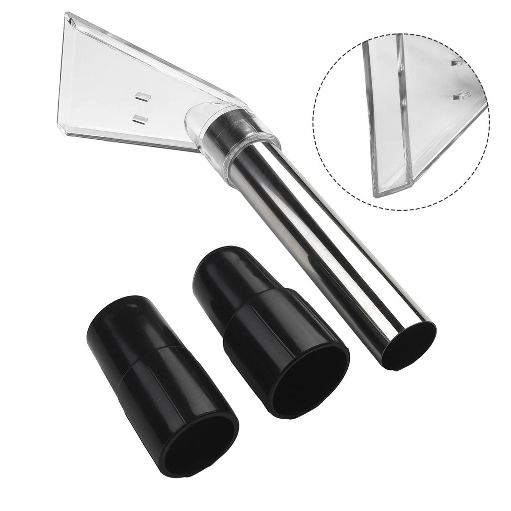 `38mm Vacuum Cleaner `Swivel Head Floor Nozzle Transparent` Carpet Sofa Brush Head Adapter` Household Cleaning Tool Accessories