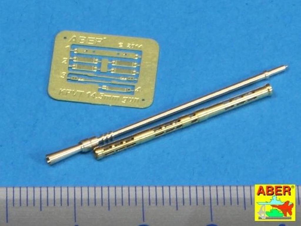 Aber 1/35 scale Russian 14.5mm KPVT Heavy Machine Gun Barrel Plastic Model Kit Parts 35L124 (Tank)