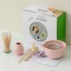 Set da Tè Matcha Giapponese in Ceramica da 8 Pezzi Set Tazza Matcha Frusta di Bambù Pennello Matcha Cucchiaino Scatola Regalo Tradizionale per Cerimonia del Tè