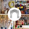 Garden Tool Hook for Shed and Garage Storage Sturdy Carbon Steel Hangers with Mounting Screws for Various Tool