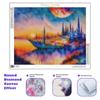 5D Diamond Painting Landscape Boat Embroidery Cross Stitch Full Round For Adults Kits Home Decor Gift Diamond Art 30x40cm/12x16inch
