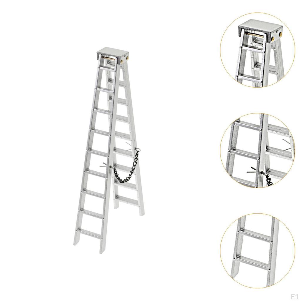 1/10 RC Car Accessory Mini Folding Ladder Model Decorative Decoration Realistic