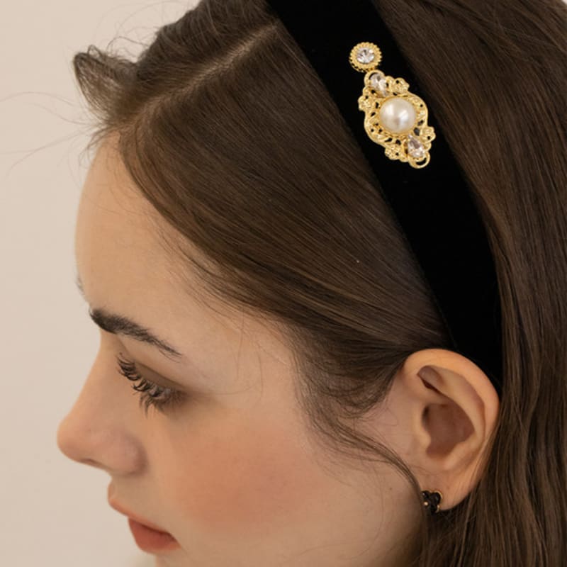 GETMEBLING Antique Velvet Hairband