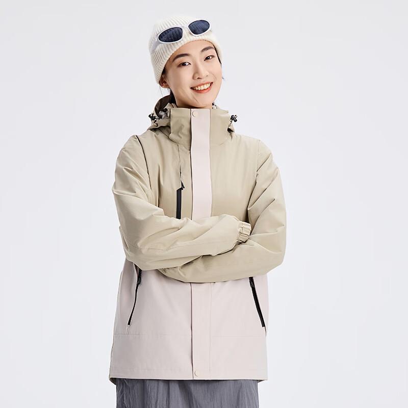 COVER GAL Unisex 3-in-1 Down Lined Outdoor Jacket