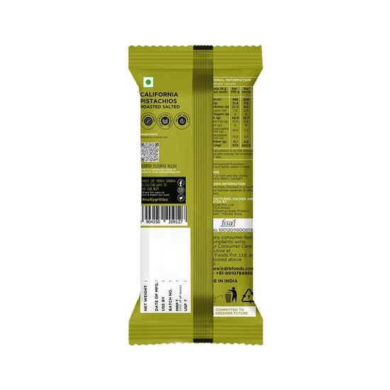 Nutty Gritties Grab And Go California Pistachios Roasted, Lightly Salted | 210g (Each Pouch 35g, Pack of 6)
