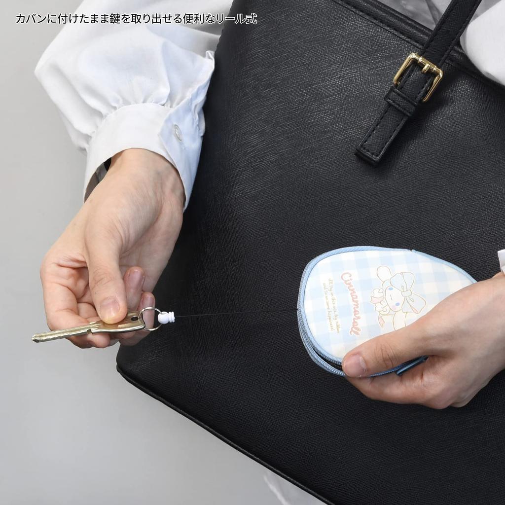 Gourmandies Key Sanrio Cinnamoroll Reel-Style Case, Characters, SANG-313, Kids,