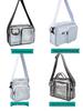 Transparent Anti-Static PVC Tool Bag - Dust-Free Cleanroom Crossbody/Shoulder Bag with Grid Storage