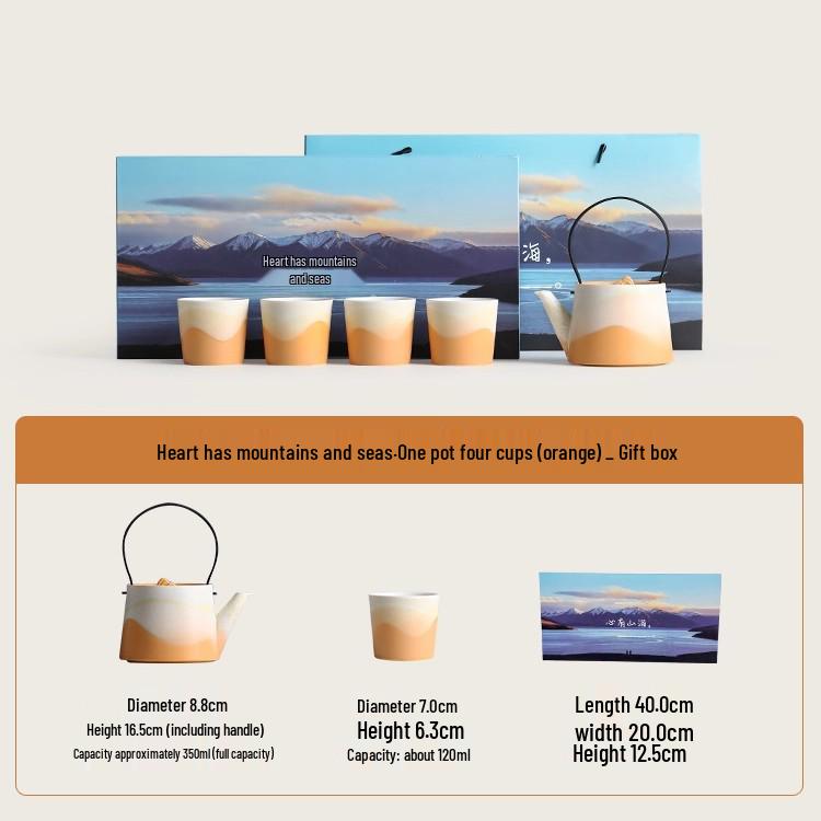 

Подарочная коробка с розовым чайным сервизом для клиентов, друзей, молодоженов, на новоселье, дни рождения и помолвки.