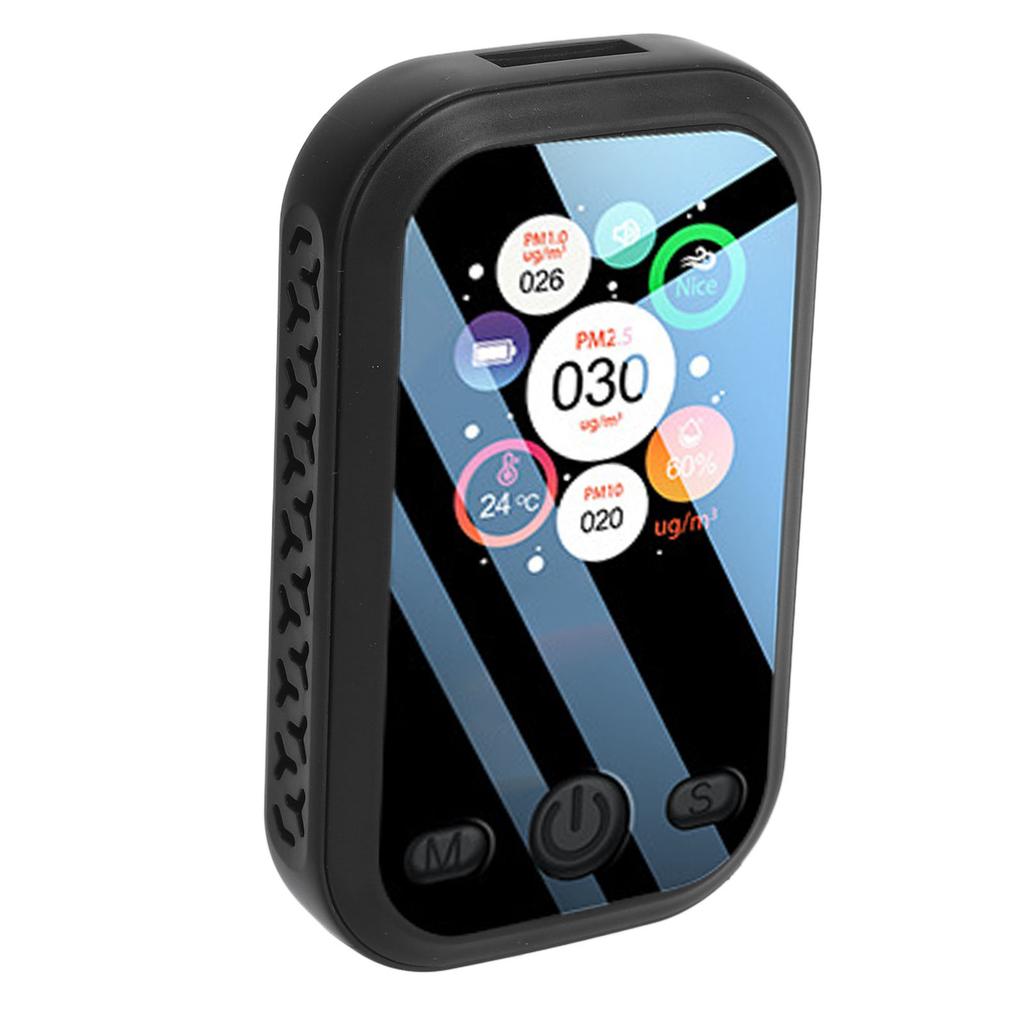 Air Quality Monitor PM2.5 PM10 PM1.0 Detector Humidity Tester LCD Display Portable Mini Air Quality