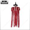 1PC Halloween Red Witch Hanging Ghost Halloween Decor Sound Control Glowing Eyes Haunted House Bar Porch Horror Decoration