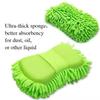 Car Cleaning Sponge Car Wash Glove Microfiber Chenille Washing Detailing Brush Pad Multifunction Cleaning Tool Accessories