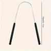 1-piece Reusable Stainless Steel Tongue Cleaner, Tongue Scraper, Tongue Care Tool with Comfort Grip Design