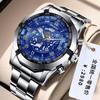 Men's Skeleton Calendar Watch - Waterproof, Luminous, Non-Mechanical, Automatic Movement