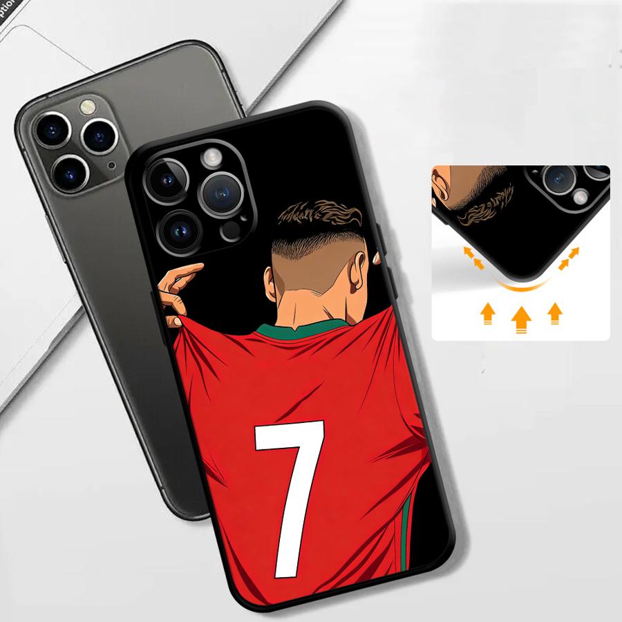Funda Phone Cover Phone Case for Apple iPhone 17 Pro Max XR XS MAX 12 15 Pro 7 8 17e Air 13 14 16 11 Football Number